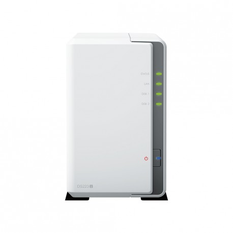 NAS strežnik Synology DS223j z vgrajenim diskom 16 TB (2x8 TB)