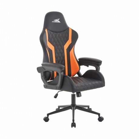 Gaming stol Baracuda Whale, črno-oranžen