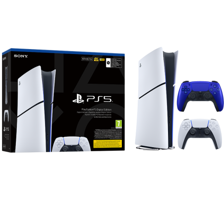 Igralna konzola PlayStation 5 Slim Digital, 825GB + dodaten kontroler (c.moder)
