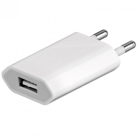 Polnilec GOOBAY Slim, USB-A, bel