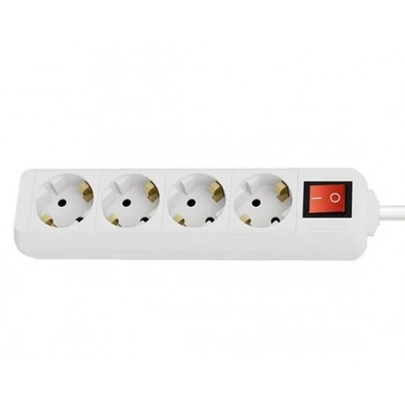 Razdelilec GOOBAY 4x Schuko in stikalo, 1,5m