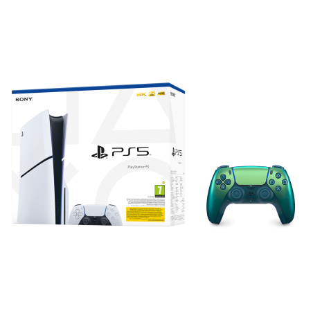Igralna konzola PlayStation 5 Slim + dodaten DualSense kontroler (c.teal)