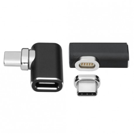 Adapter MicroConnect Magnetic USB-C, 90°