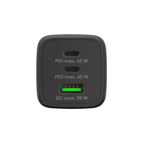 Napajalni adapter Goobay 65W USB-C GaN, črn