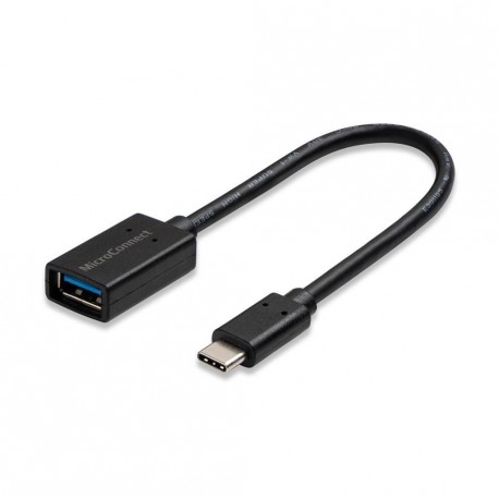 Adapter MicroConnect USB-C 3.2 Gen 1 - USB-A 3.2 Gen 1, 0.2m