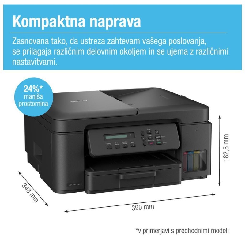 Multifunkcijski tiskalnik Brother DCPT730DWYJ1