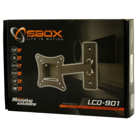 Stenski nosilec za TV / monitor 13-30" SBOX LCD-901