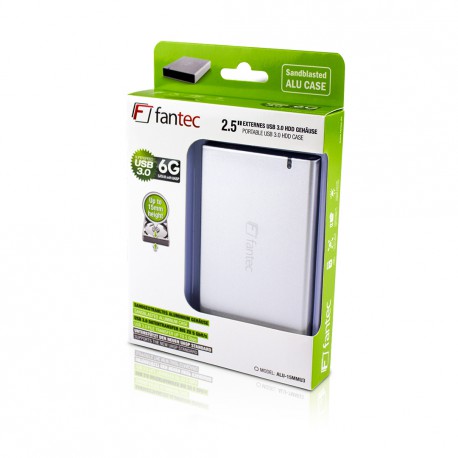 Ohišje za disk 2.5" SATA USB 3.0 Fantec ALU-15MMU3 srebrno