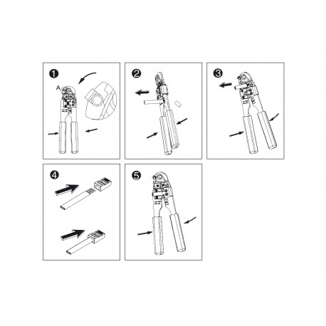 Klešče za RJ45 (88) Digitus DN-94005