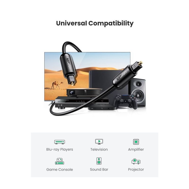 Ugreen Toslink optični kabel 3 m, 70893