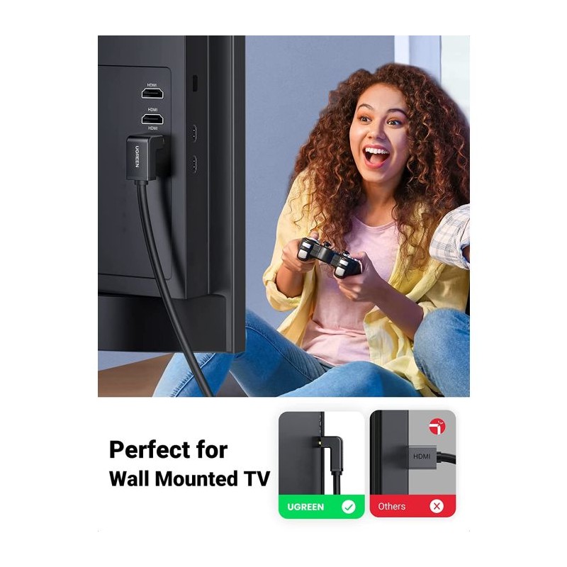 Ugreen kotni HDMI kabel 4K - 1M, 10172