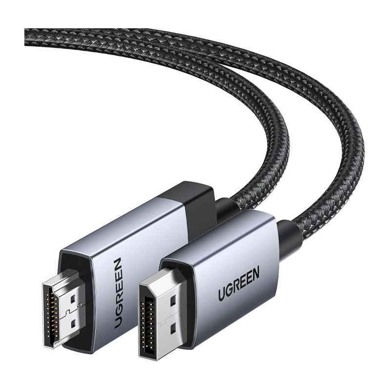 Kabel UGREEN DisplayPort na HDMI 4K@60Hz HDR Active DP 1.2 v HDMI 2.0, 1M, 15773