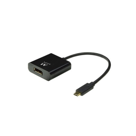 Adapter Ewent EW9825, USB-C v DP 4K, črn