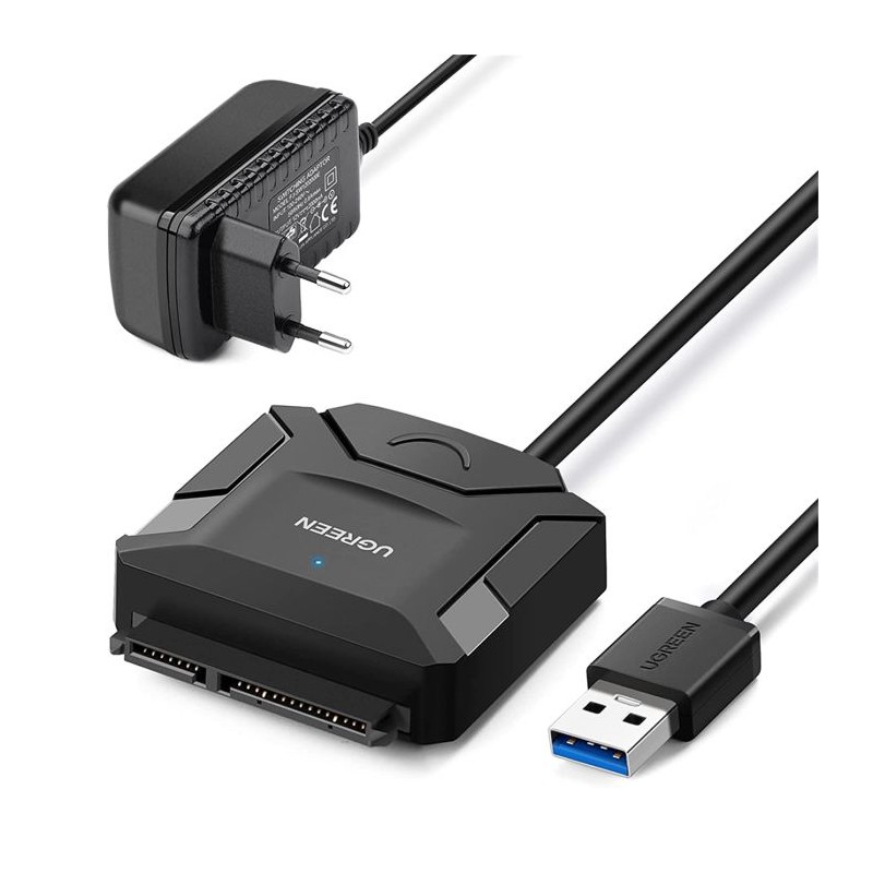 Adapter Ugreen 20611, USB 3.0 v SATA za 2,5"/3,5" SATA HDD/SSD