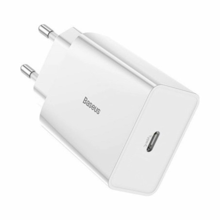Baseus polnilec 20W USB TipC Mini QC PD bel CCFS-SN02