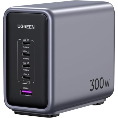 Polnilec Ugreen Nexode 300W GaN II 5-portni USB - box