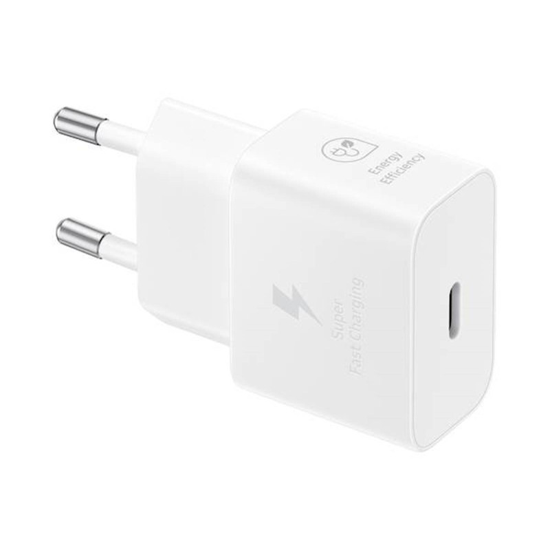 Polnilec Samsung Type-C, 25W, bel