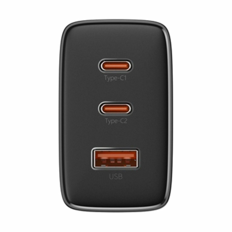 Baseus polnilec 65W USB 2xTipC TipA GaN5 CubePro črn P10152301113-00