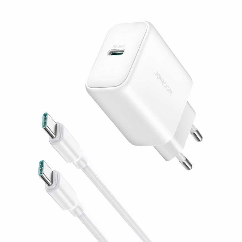 Polnilec Joyroom JR-TCF24, 30W, USB-C + bel kabel