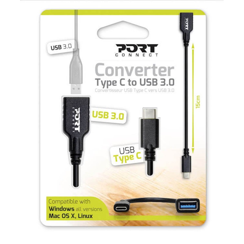 Adapter PORT USB-C v USB-A 3.0