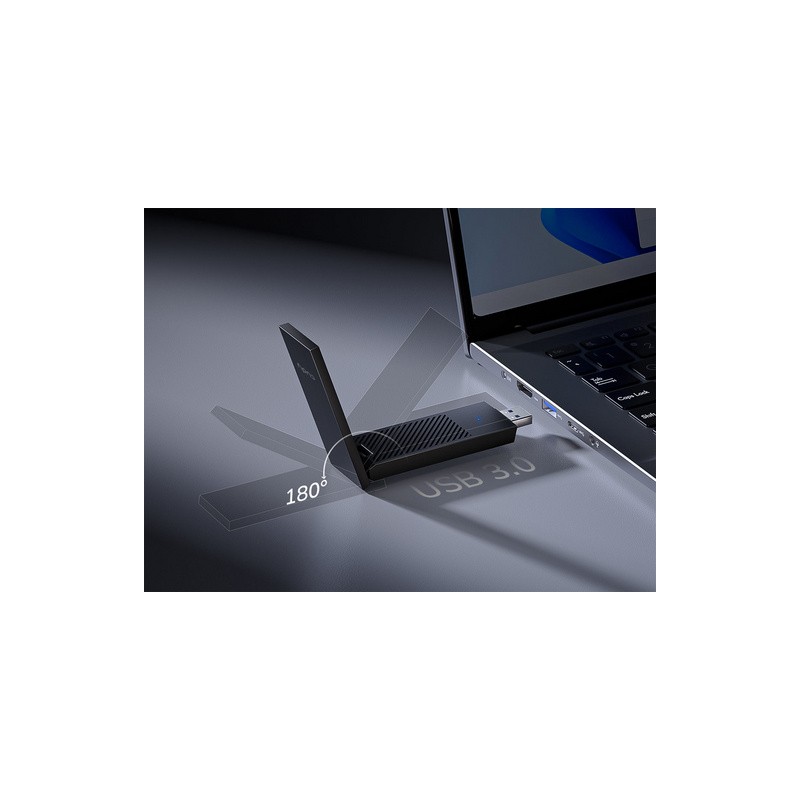 Brezžični mrežni adapter CUDY WU6500, Wi-Fi7, USB 3.0