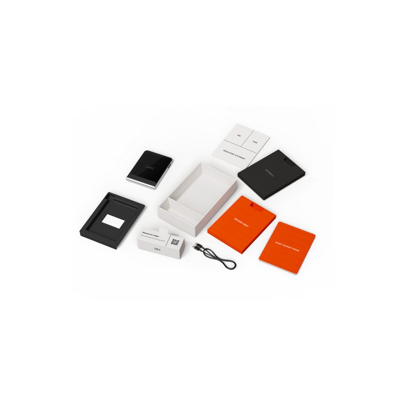 Denarnica za kriptovalute Ledger Flex z Recovery Key, grafitna