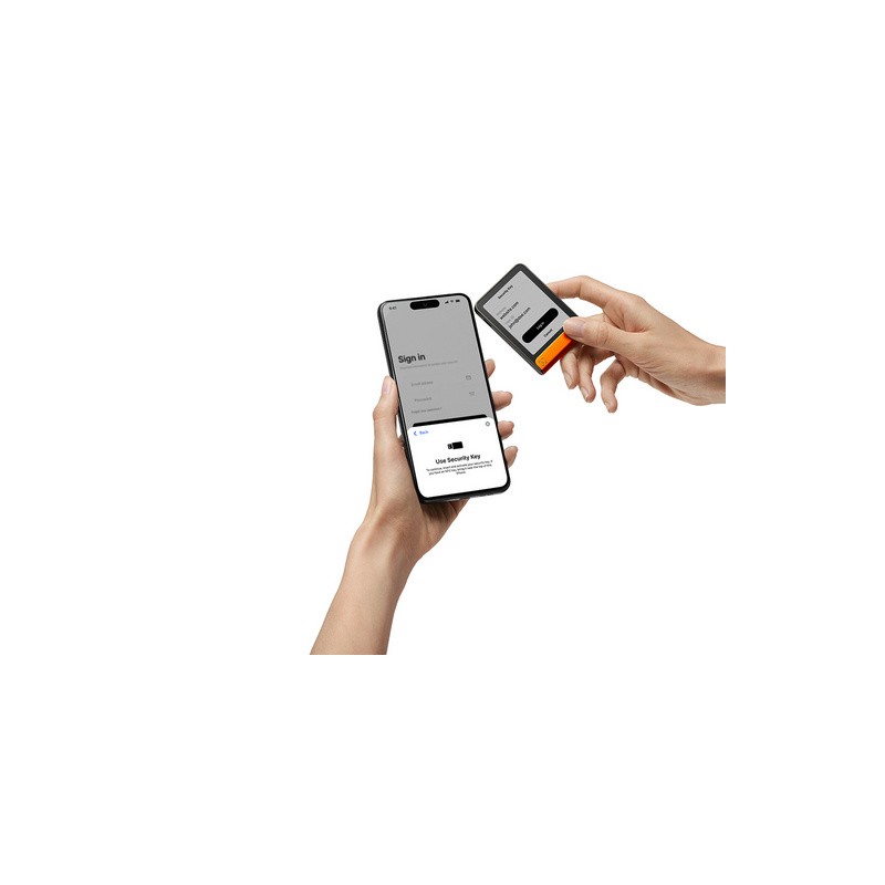 Denarnica za kriptovalute Ledger Flex z Recovery Key, oranžna