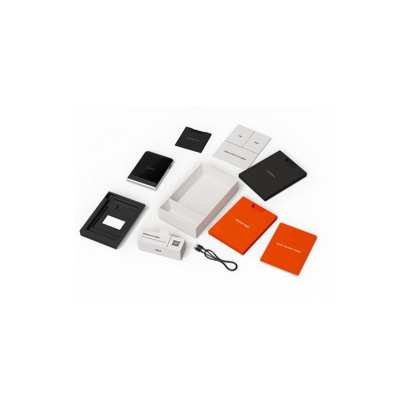 Denarnica za kriptovalute Ledger Flex z Recovery Key, modra