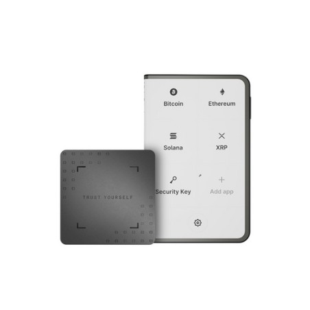 Denarnica za kriptovalute Ledger Stax z Recovery Key, grafitna