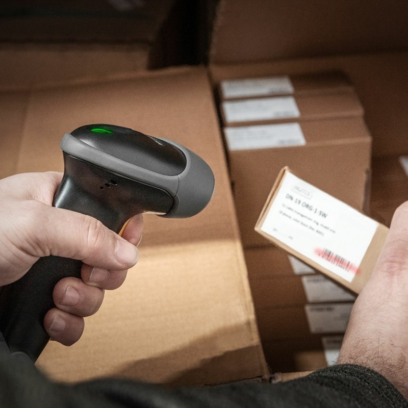 Čitalec črtne kode Digitus DA-81002, črn