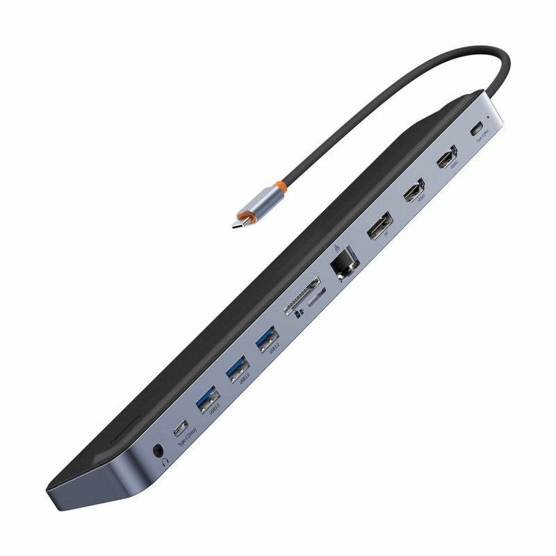 Priklopna postaja Baseus WKSX030213, 12v1, USB-C, siva