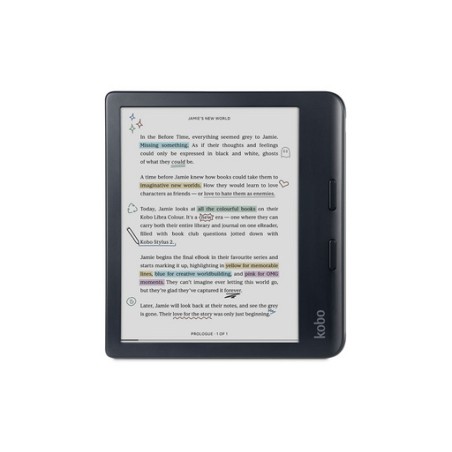 E-bralnik Kobo Libra Colour, črn