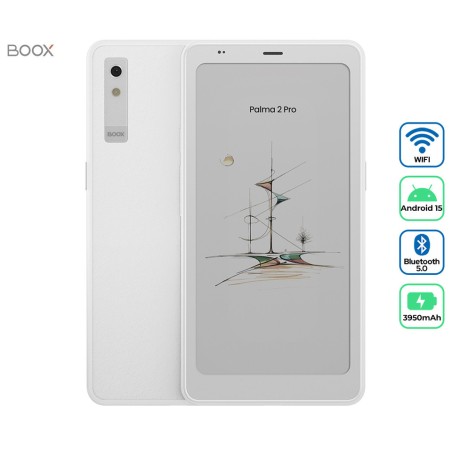 E-bralnik BOOX Palma2 Pro, 8GB, 128GB, bela