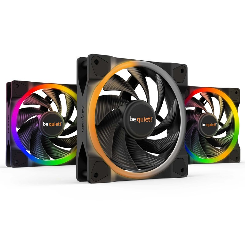 Ventilator BE QUIET! LIGHT WINGS Triple RGB 120mm 4-pin PWM