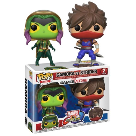 Figura POP! 2-PACK: CAPCOM VS. MARVEL: GAMORA VS STRIDER