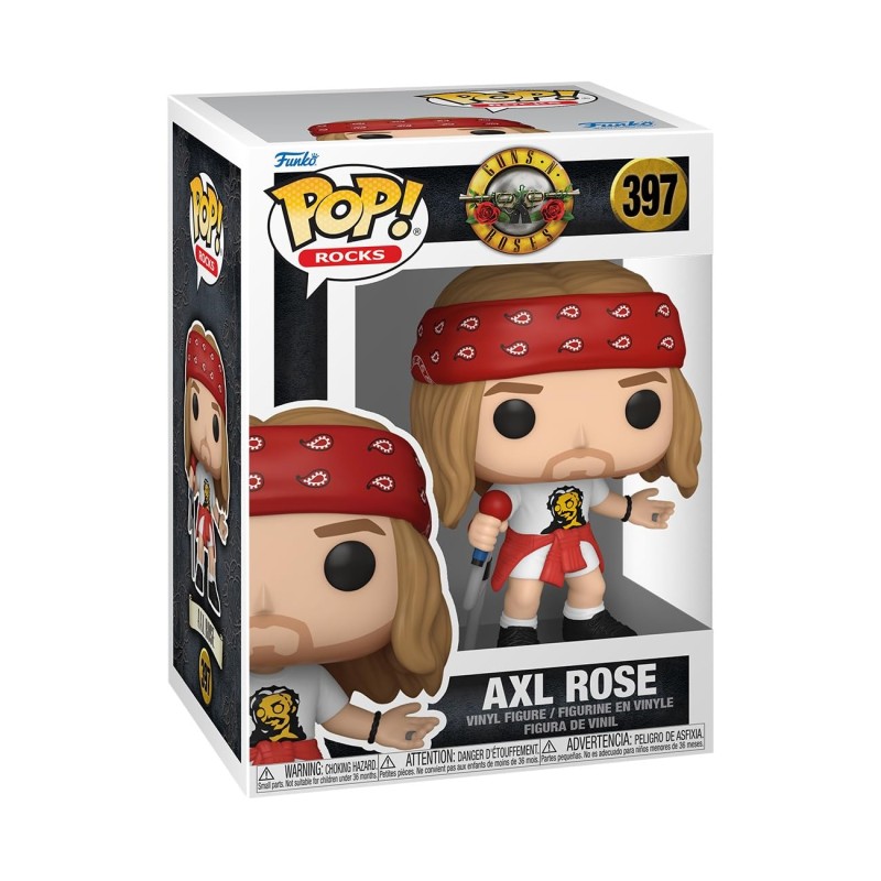 Figura FUNKO POP ROCKS: GUNS N ROSES - AXL ROSE (1992) W/ CHASE