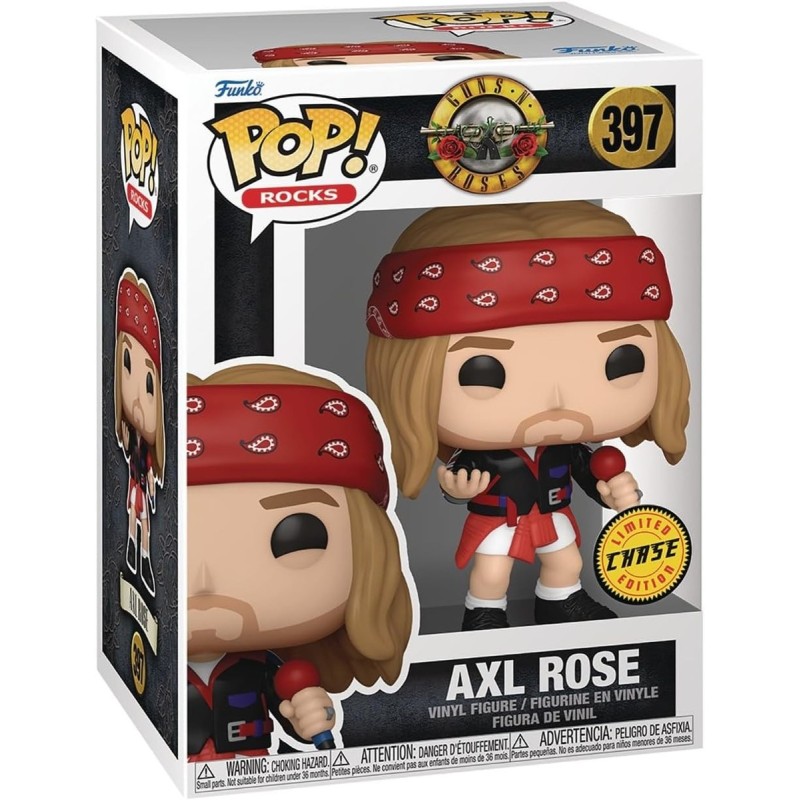 Figura FUNKO POP ROCKS: GUNS N ROSES - AXL ROSE (1992) W/ CHASE