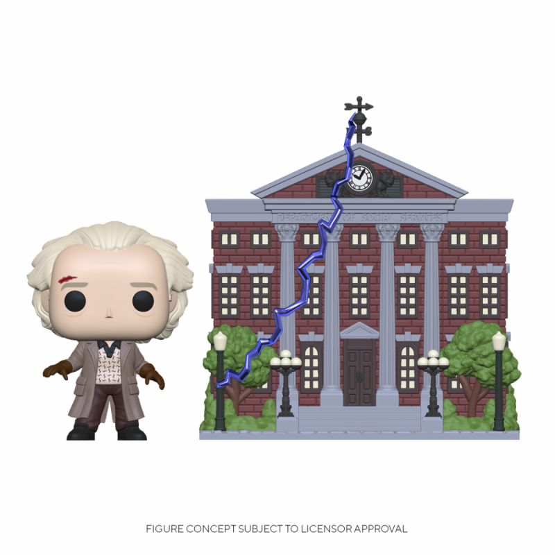 Figura FUNKO POP TOWN: BTTF- DOC W/ CLOCK TOWER