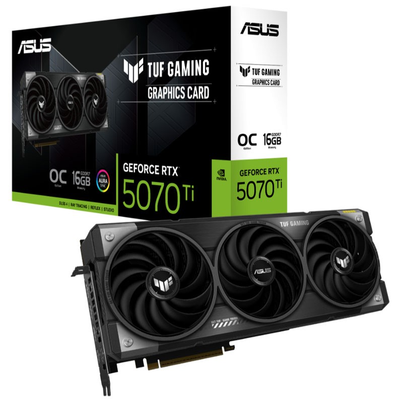 Grafična kartica ASUS TUF Gaming GeForce RTX 5070 Ti 16GB GDDR7 OC