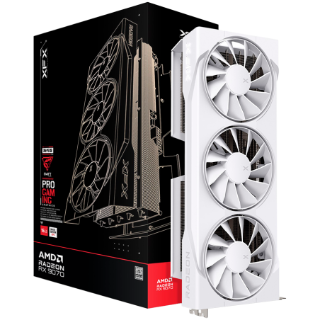 Grafična kartica XFX Swift AMD Radeon RX 9070 OC 16GB GDDR6, bela