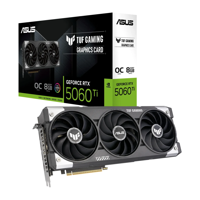 Grafična kartica ASUS TUF Gaming GeForce RTX 5060 Ti OC, 8GB GDDR7