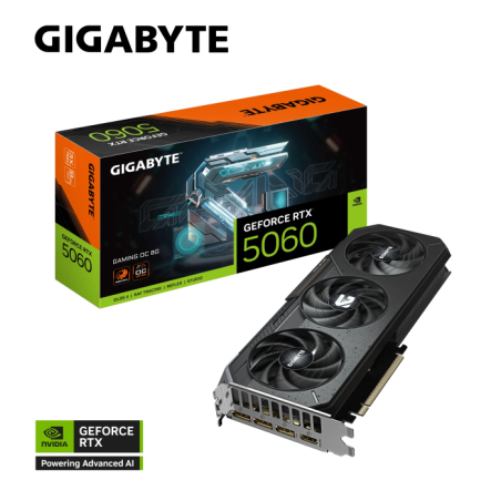 Grafična kartica GIGABYTE GeForce RTX 5060 Gaming OC, 8GB GDDR7
