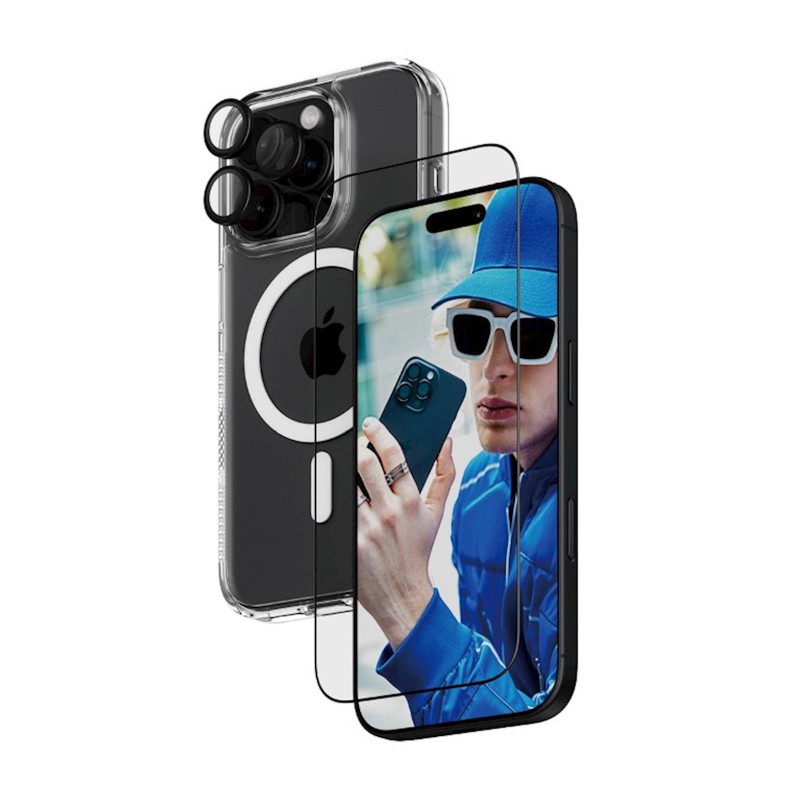 Zaščitno steklo PANZERGLASS IPHONE 16 PRO BUNDLE 3V1