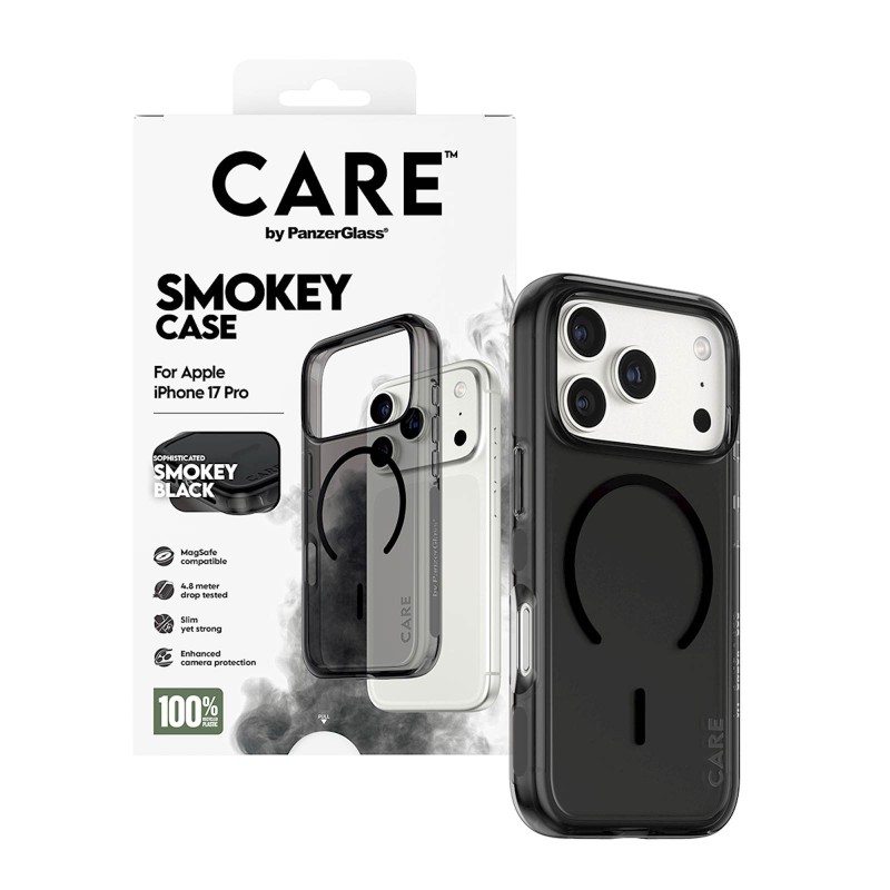 Ovitek Panzerglass Care Urban MAG IPhone 17 PRO SMOKEY