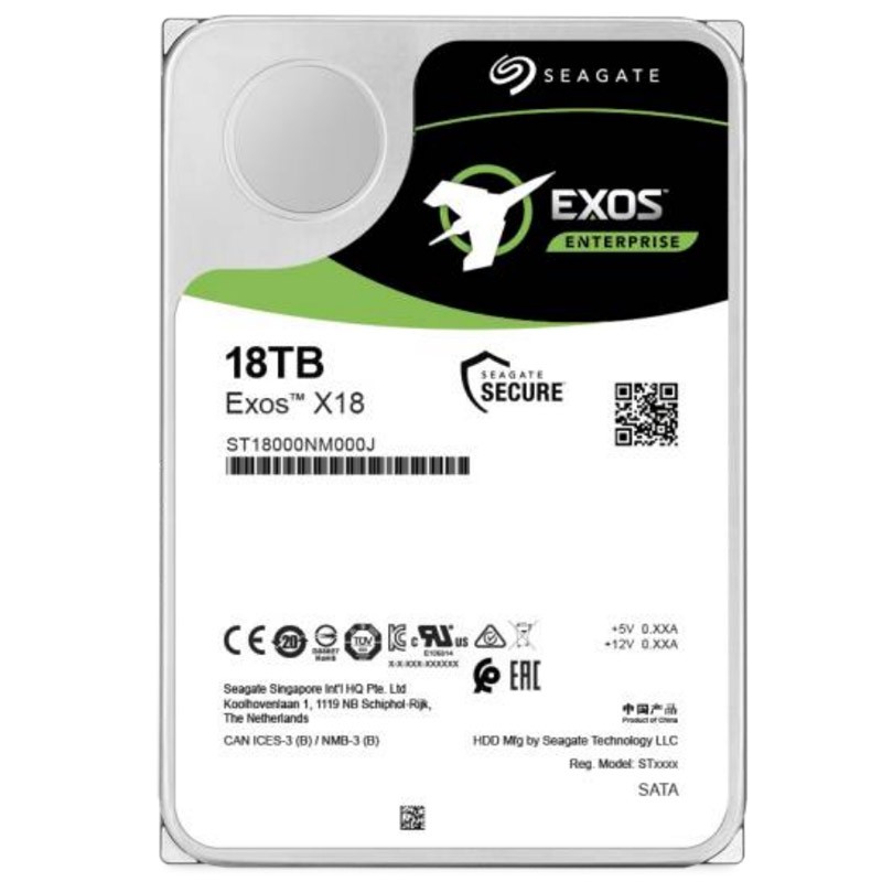 Trdi disk 12TB 3,5 SATA3 Seagate Exos X18, ST12000NM000J