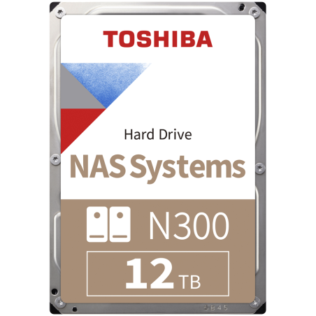 Trdi disk 12TB SATA3 3,5 Toshiba N300 NAS CMR