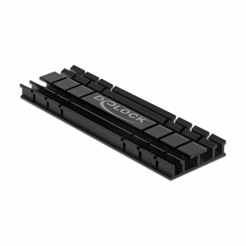 Hladilnik Delock za SSD M.2 NVMe, 70mm, črn