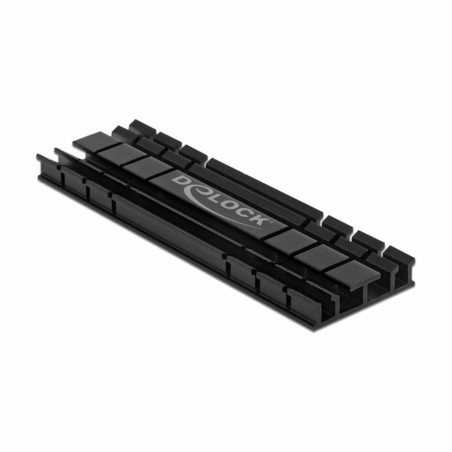 Hladilnik Delock za SSD M.2 NVMe, 70mm, črn