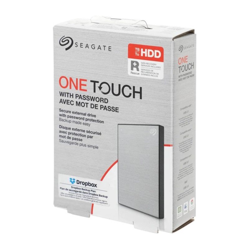 Zunanji disk 2TB 2,5" SEAGATE ONE TOUCH, STKY2000401