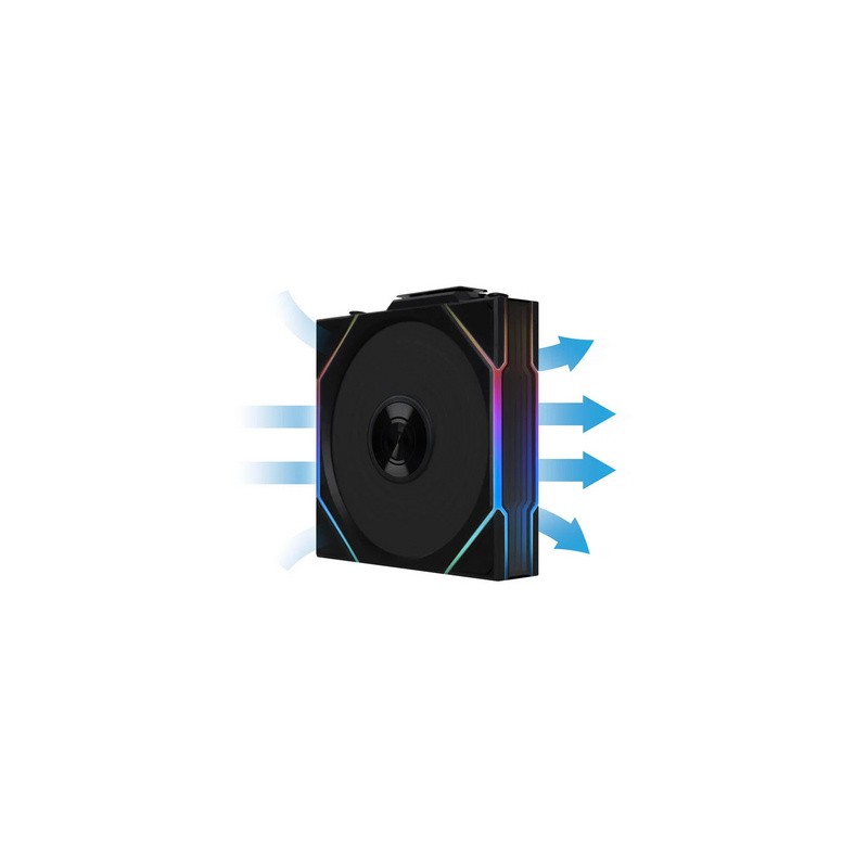 Ventilator Lian Li UNI FAN TL Wireless, 120mm, črn